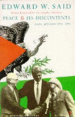 Peace and Its Discontents: Gaza - Jericho, 1993... 0099594811 Book Cover