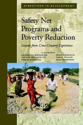 Safety Net Programs and Poverty Reduction: Less... 0821338900 Book Cover