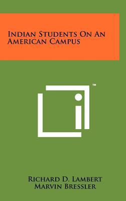 Indian Students On An American Campus 1258230623 Book Cover
