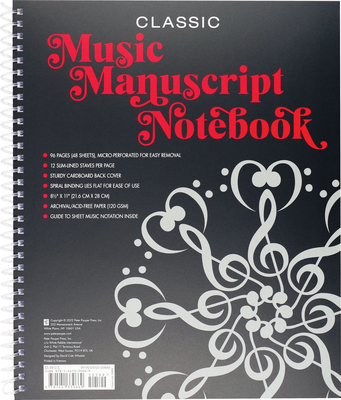 Music Manuscript Notebook (Classic) 1441339663 Book Cover