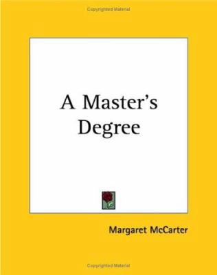 A Master's Degree 1419102273 Book Cover