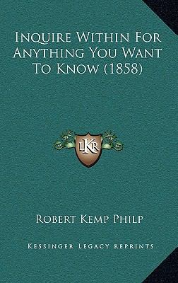 Inquire Within For Anything You Want To Know (1... 1166619710 Book Cover
