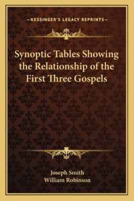 Synoptic Tables Showing the Relationship of the... 1162733357 Book Cover