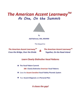The American Accent Learnway As One, On the Summit B0BSP6M39X Book Cover