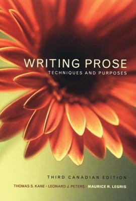 Writing Prose: Techniques and Purposes 0195412877 Book Cover