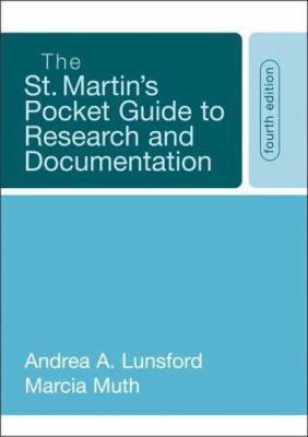 The St. Martin's Pocket Guide to Research and D... 0312442254 Book Cover