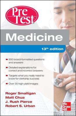 Medicine Pretest Self-Assessment and Review 0071761497 Book Cover