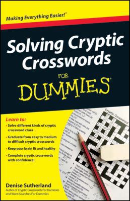 Solving Cryptic Crosswords for 1118305256 Book Cover