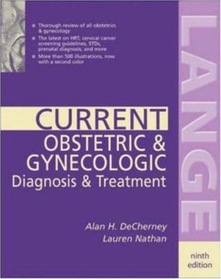 CURRENT Obstetric & Gynecological Diagnosis & T... 0838514014 Book Cover