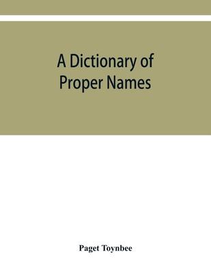 A dictionary of proper names and notable matter... 9353950309 Book Cover