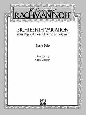 Eighteenth Variation (Rhapsodie on a Theme of P... 076923948X Book Cover