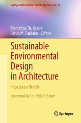 Sustainable Environmental Design in Architectur... 1441907440 Book Cover