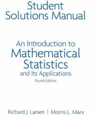 Student Solutions Manual: An Introduction to Ma... 0131867962 Book Cover