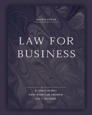 Law for Business 0072428600 Book Cover