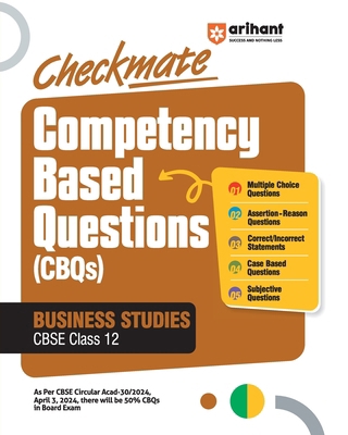 Checkmate CBQs Business Studies 12th 9364375823 Book Cover