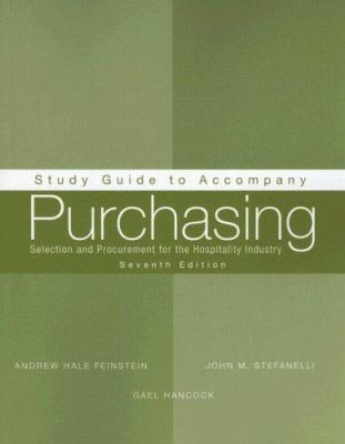Purchasing, Study Guide: Selection and Procurem... 0470140542 Book Cover