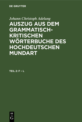 F - L [German] 3112692098 Book Cover