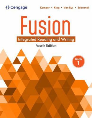 Fusion: Integrated Reading and Writing, Book 1            Book Cover