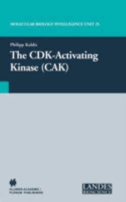 The Cdk-Activating Kinase (Cak) 0306474387 Book Cover