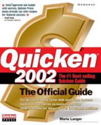 Quicken 2002: The Official Uide 0072193913 Book Cover