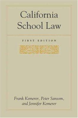 California School Law 0804748659 Book Cover