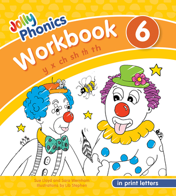 Jolly Phonics Workbook 6: In Print Letters (Ame... 1844146804 Book Cover