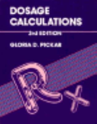 Dosage calculations 0827339518 Book Cover