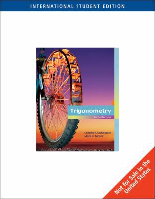 Trigonometry, International Edition, 6Th Edition 049538626X Book Cover