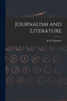 Journalism and Literature 1018271406 Book Cover