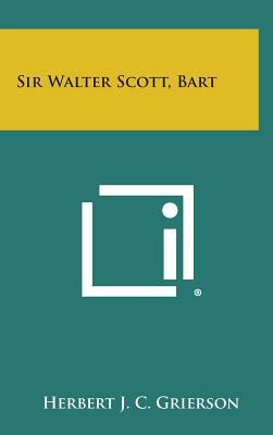 Sir Walter Scott, Bart 1258534134 Book Cover