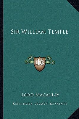 Sir William Temple 116291078X Book Cover