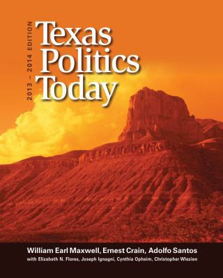 Texas Politics Today 1133602126 Book Cover