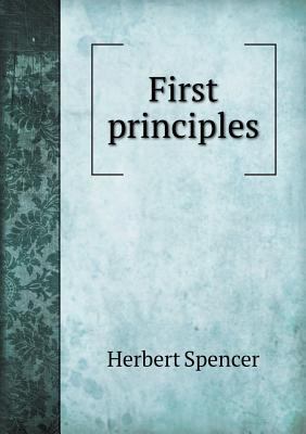First Principles 5518476191 Book Cover