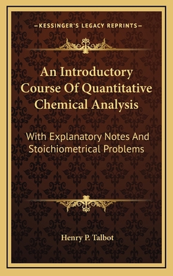 An Introductory Course of Quantitative Chemical... 1163566586 Book Cover