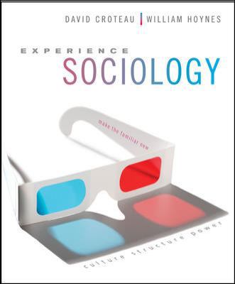 Experience Sociology 0073193534 Book Cover