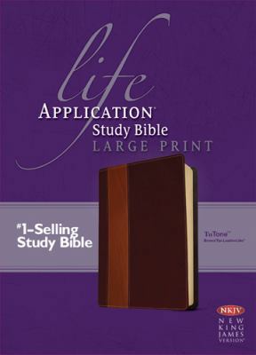 Life Application Study Bible NKJV-Large Print [Large Print] 1414378963 Book Cover