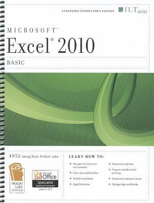 Excel 2010: Basic [With CDROM] 1426021542 Book Cover