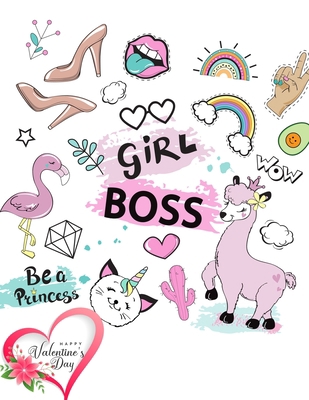 Girl Boss: valentines day books for kids - Acti... B0849XP43S Book Cover