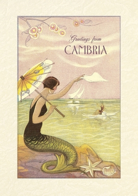 Vintage Lined Notebook Greetings from Cambria B0CSK17H4C Book Cover