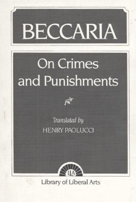 Beccaria: On Crime and Punishments 0023913606 Book Cover