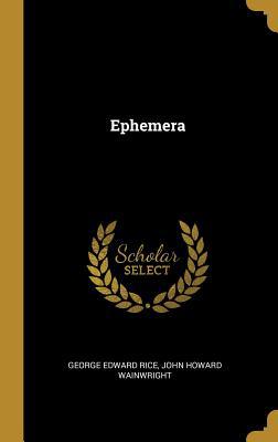 Ephemera 0353991724 Book Cover
