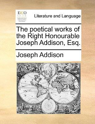 The Poetical Works of the Right Honourable Jose... 1170625231 Book Cover