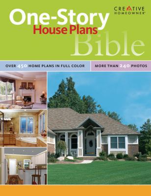 One Story House Plans Bible 1580113257 Book Cover