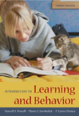Introduction to Learning and Behavior 0495595284 Book Cover