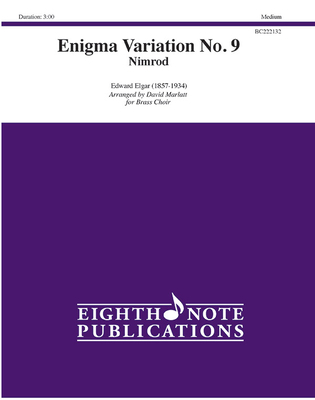 Enigma Variation No. 9: Nimrod, Score & Parts 1771578564 Book Cover