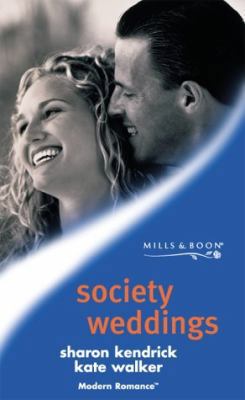 Society Weddings (Modern Romance) 0263829162 Book Cover