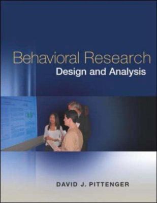 Behavioral Research Design and Analysis with CD... 0072932317 Book Cover