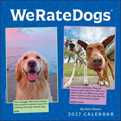 Weratedogs 2027 Wall Calendar B0GF94GYGR Book Cover