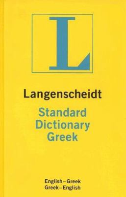 Langenscheidt's Standard Dictionary Greek (Lang... B00A7UY02C Book Cover