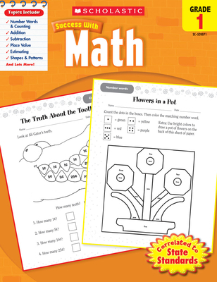 Scholastic Success with Math: Grade 1 Workbook B00QFXLTWE Book Cover